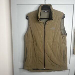 The North Face Men's Size Medium Green Mountain‎ Sweatshirt Vest Full Zip